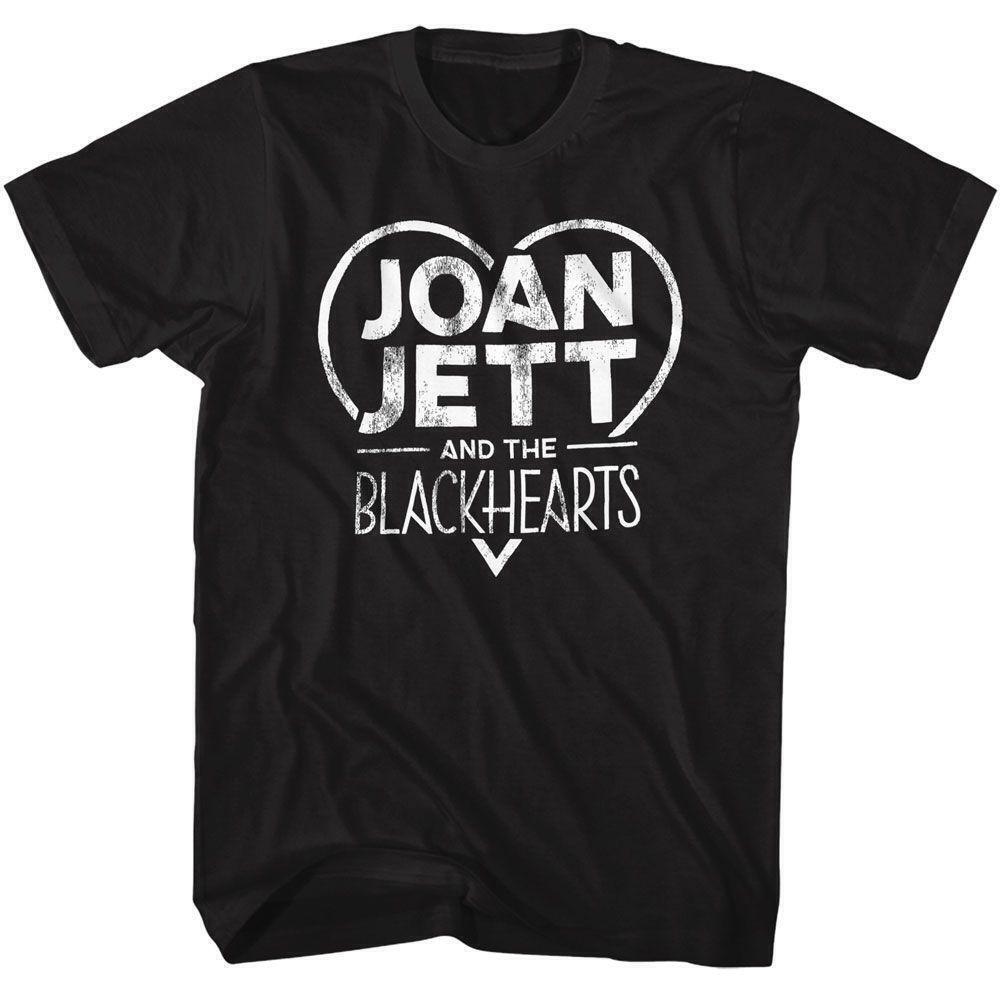 Joan Jett Logo Black T Shirt